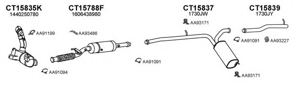 VENEPORTE 150629 Exhaust System